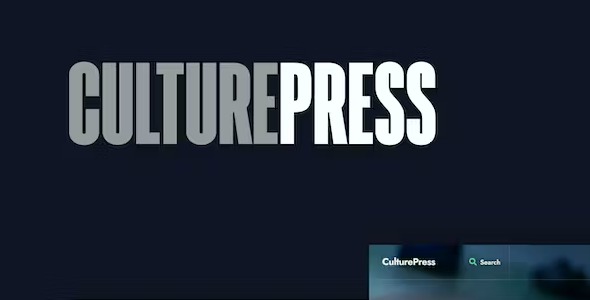 CulturePress 2.0 – Art & Culture WordPress Theme