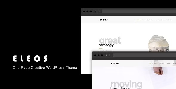 Eleos 1.3.6 – One-Page Creative WordPress Theme