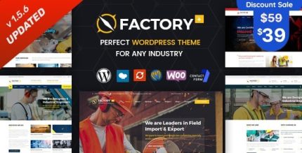 Factory Plus - Oil & Gas Industry WordPress Theme