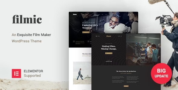 Filmic 2.4.9 – Movie Studio & Film Maker WordPress Theme