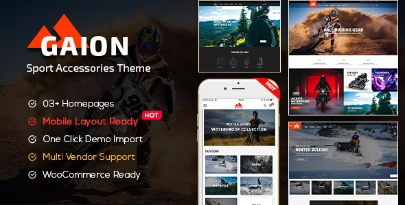 Gaion 1.1.29 – Sport Accessories Shop WordPress WooCommerce Theme (Mobile Layout Ready)