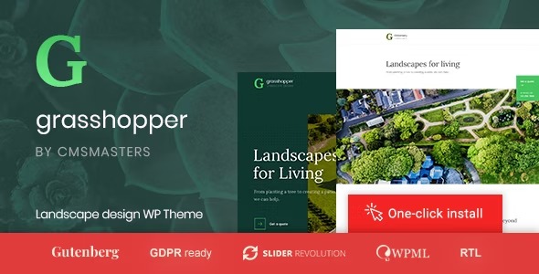 Grasshopper 1.2.7 – Landscape Design and Gardening Services WP Theme