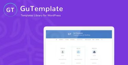 GuTemplate - Pro Templates Library for WordPress