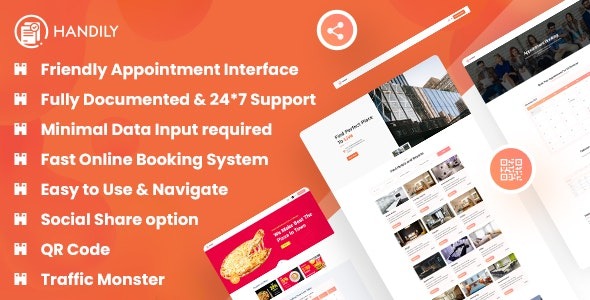 Handily 1.0.3 – Booking System for WordPress Websites
