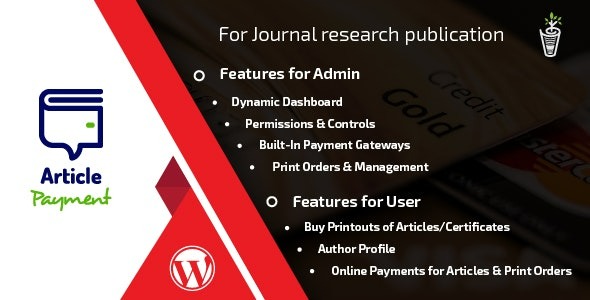 Journal Payment WordPress 2.0.2 – Addon Plugin
