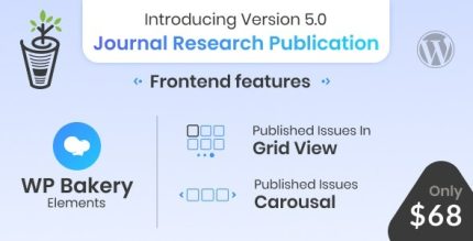 Journal Research Publication - Wordpress Plugin