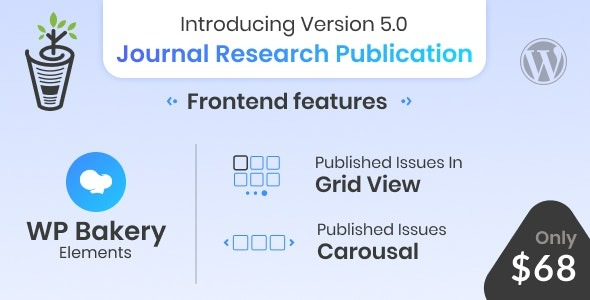 Journal Research Publication 5.0.1 – WordPress Plugin