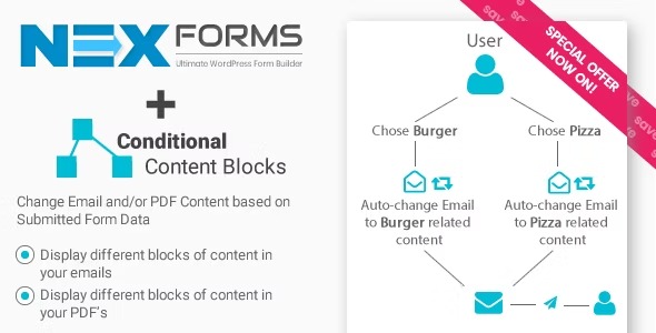 Conditional Content Blocks for NEX-Forms 7.6