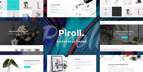 Piroll 1.2.4 – Portfolio WordPress Theme