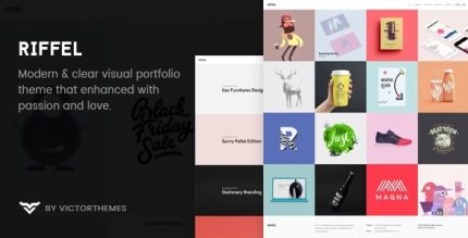 Riffel - A Bold & Rich portfolio Theme