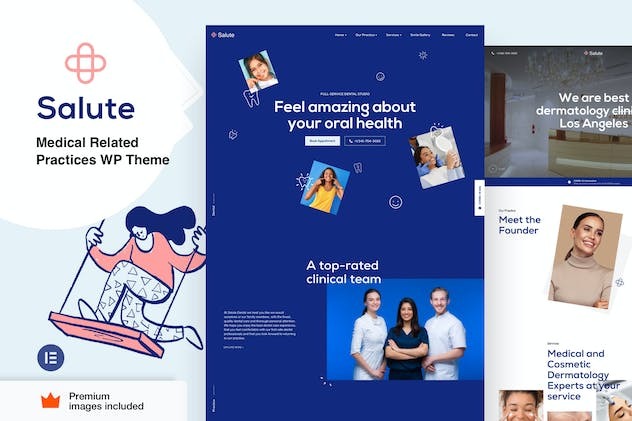 Salute 74 – Health Medical Elementor Pro Theme