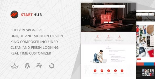StartHub - Clean Multipurpose Business WordPress Theme