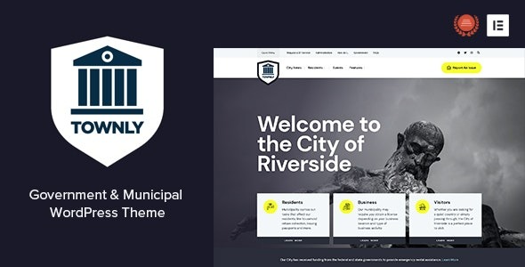 Townly 1.4 – Government & Municipal WordPress Theme