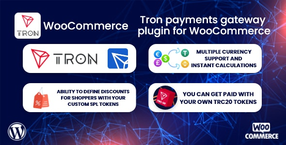TronPay WooCommerce 1.0.2 – Tron payments gateway plugin