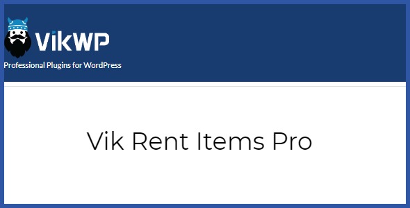 Vik Rent Items Pro 1.1.5