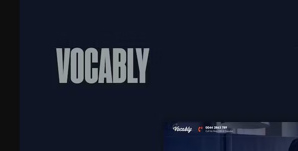 Vocably 2.0 – Translation, Interpretation Agency Theme