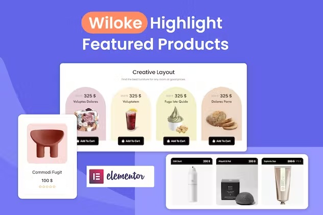Wiloke Highlight Featured Products for Elementor 1.0.1