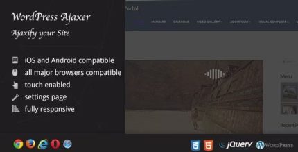 Ajaxer - Ajaxify Your WordPress Site and Comments v1.05