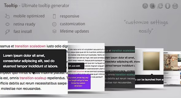WordPress Tooltip Ultimate 1.0.2 – Customisable Tooltip Generator