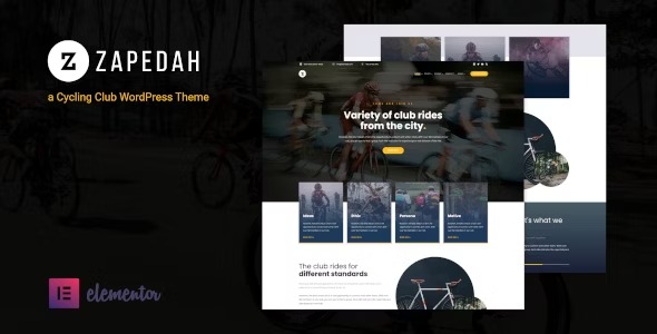 Zapedah 1.3 – Cycling Club WordPress Theme