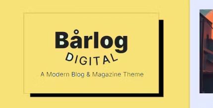 Barlog - A Modern Blog & Magazine Theme