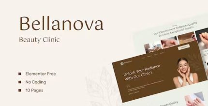 Bellanova - Beauty Clinic Elementor Template Kit