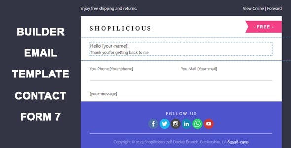 Contact Form 7 Email Template Builder 1.0.3