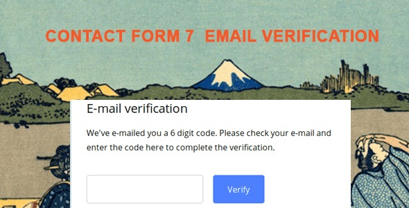 Contact Form 7 Email Verification OTP Verification 1.1.1