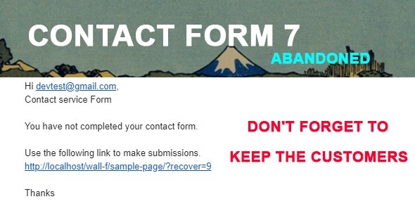 Contact Form 7 Recover Abandoned Form 1.5.5