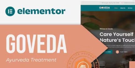 Goveda - Ayurveda Treatment Elementor Template Kit