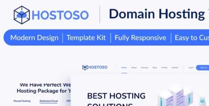 HOSTOSO - Hosting & Webhosting Service Template Kit