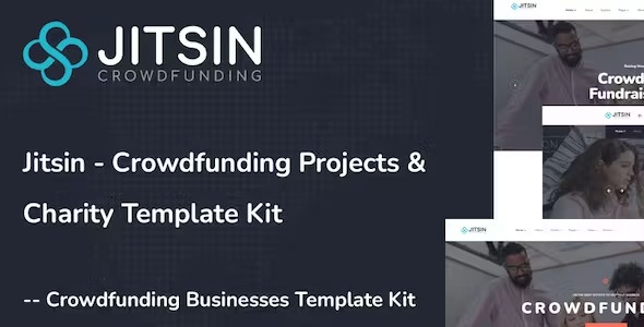 Jitsin - Crowdfunding Projects & Charity Template Kit