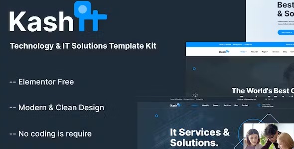 Kashit - Technology & IT Solutions Template Kit