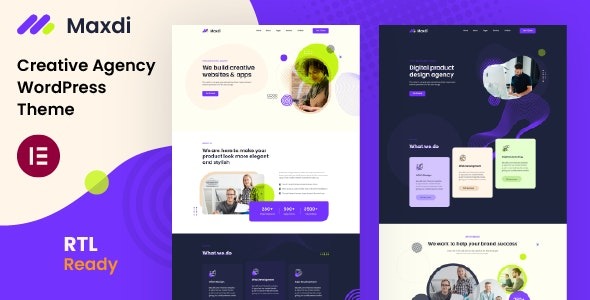 Maxdi 1.0.0 – Creative Agency WordPress Theme