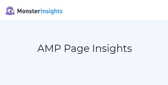 MonsterInsights AMP Page Insights 1.7.1