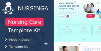 Nursinga - Nursing Home Care & Medical Elementor Template Kit