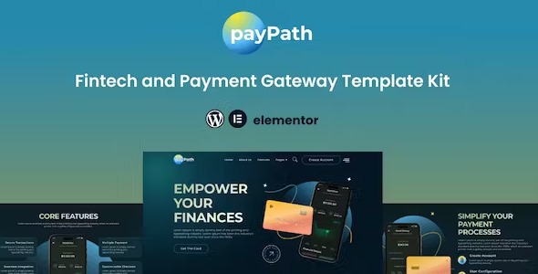 PayPath - Online Payment Gateway Elementor Template Kit