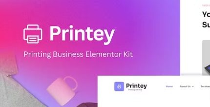 Printey - Printing Business Elementor Template Kit