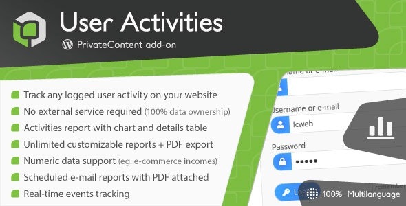 PrivateContent User Activities add-on 1.1.4