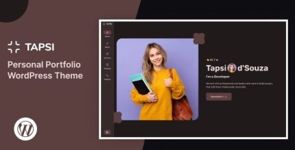Tapsi - Personal Portfolio WordPress Theme