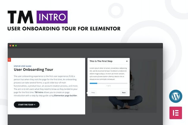 TM Intro -User Onboarding Tour Addon For Elementor
