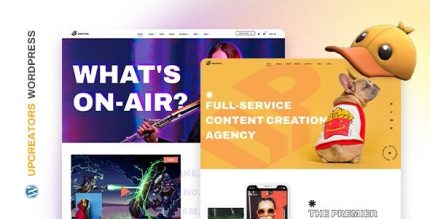 UpCreators - Digital Creators WordPress Theme