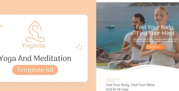 Yogavia - Yoga & Meditation Elementor Template Kit