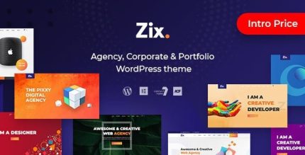 Zix -Digital Agency & MultiPurpose WordPress Theme