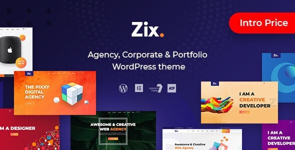 Zix 1.1.5 -Digital Agency & MultiPurpose WordPress Theme