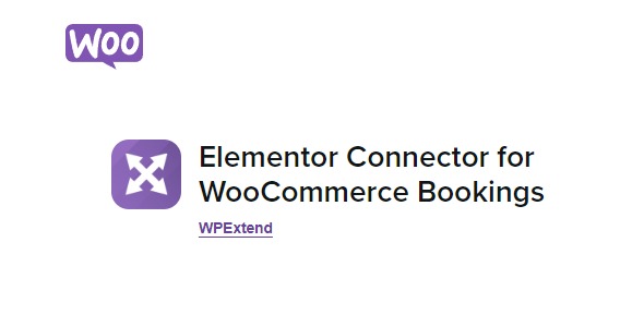 WooCommerce Elementor Connector for WooCommerce Bookings 2.0.2