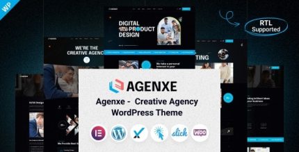 Agenxe - Creative Agency WordPress Theme