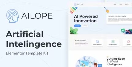 Ailope - Artificial Intelligence Elementor Template Kit