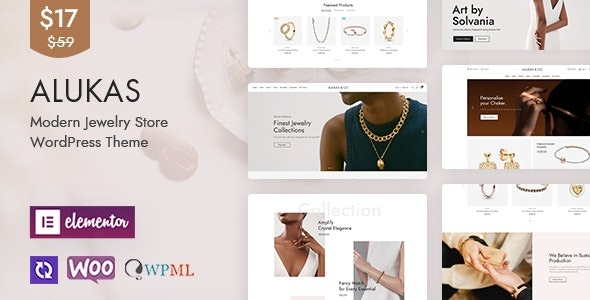Alukas 2.0.17 – Modern Jewelry Store WordPress Theme