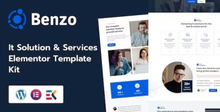 Benzo - It Solution & Services Elementor Template Kit
